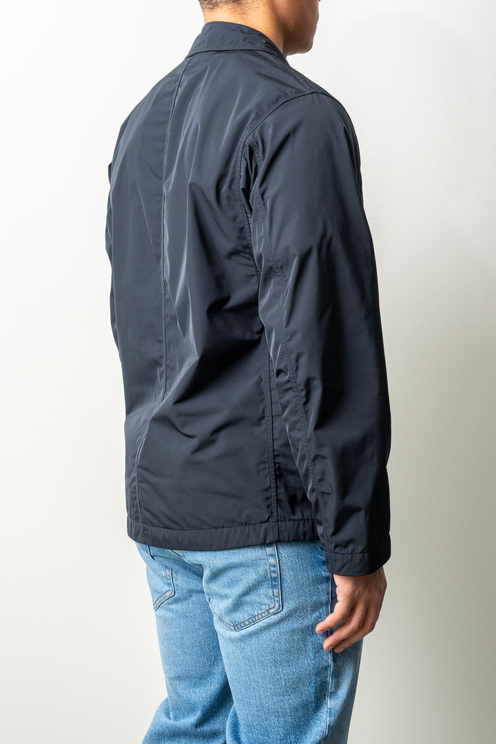 Micro Twill Blazer A100001 Navy Blue