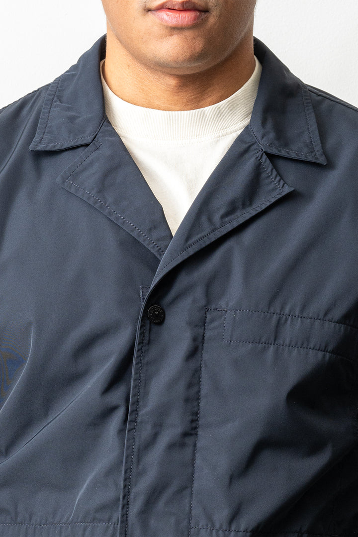 Micro Twill Blazer A100001 Navy Blue