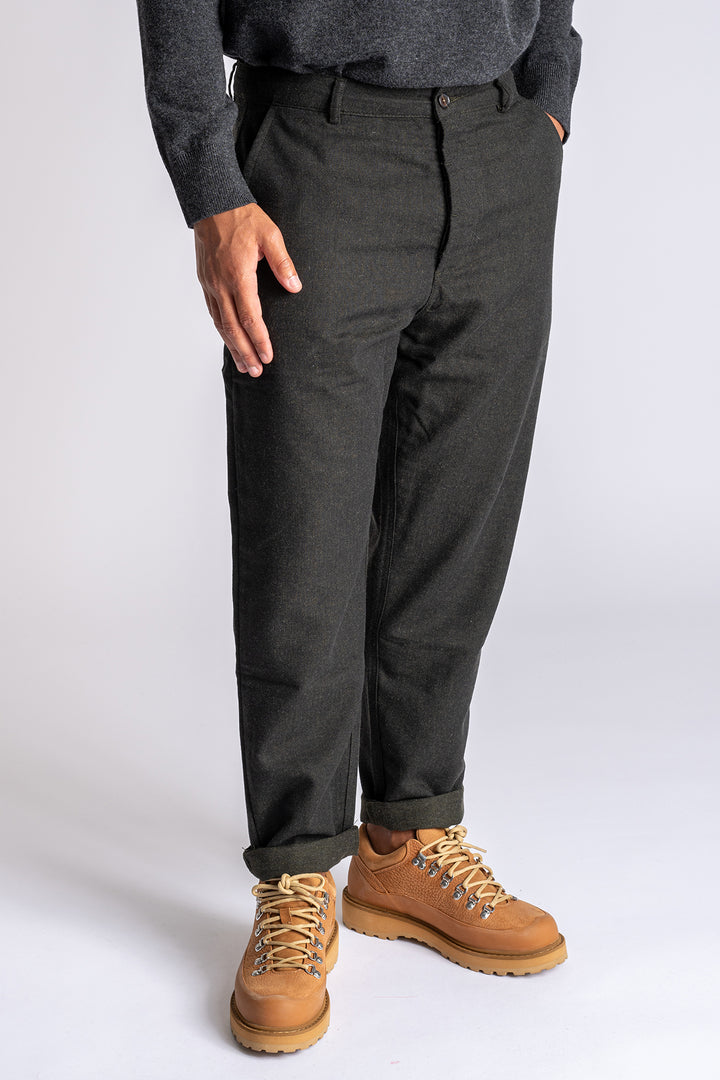Military Wool Chinos Olive