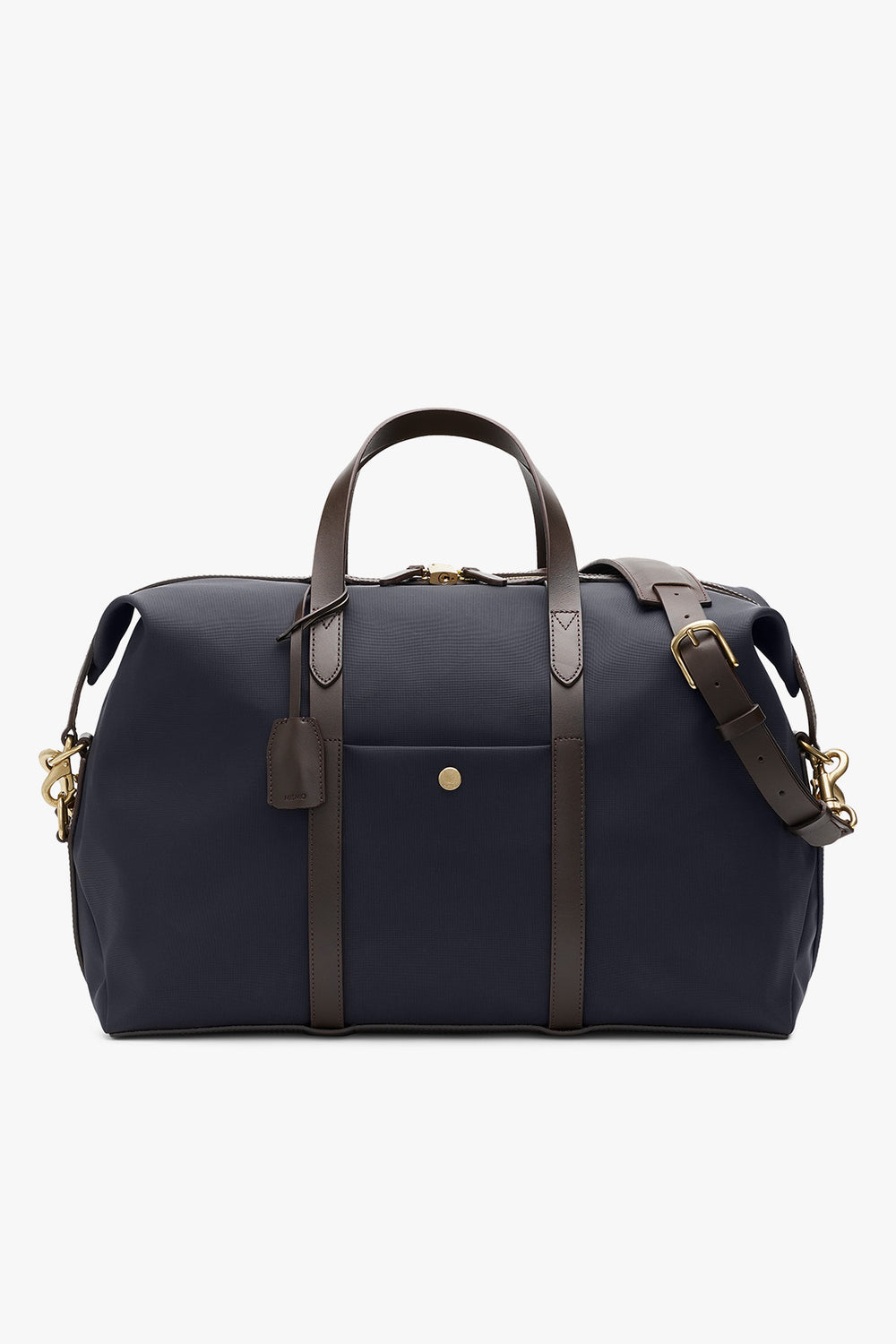 M/S AVAIL NAVY/DARK BROWN – MISMO, framifrån med axelrem