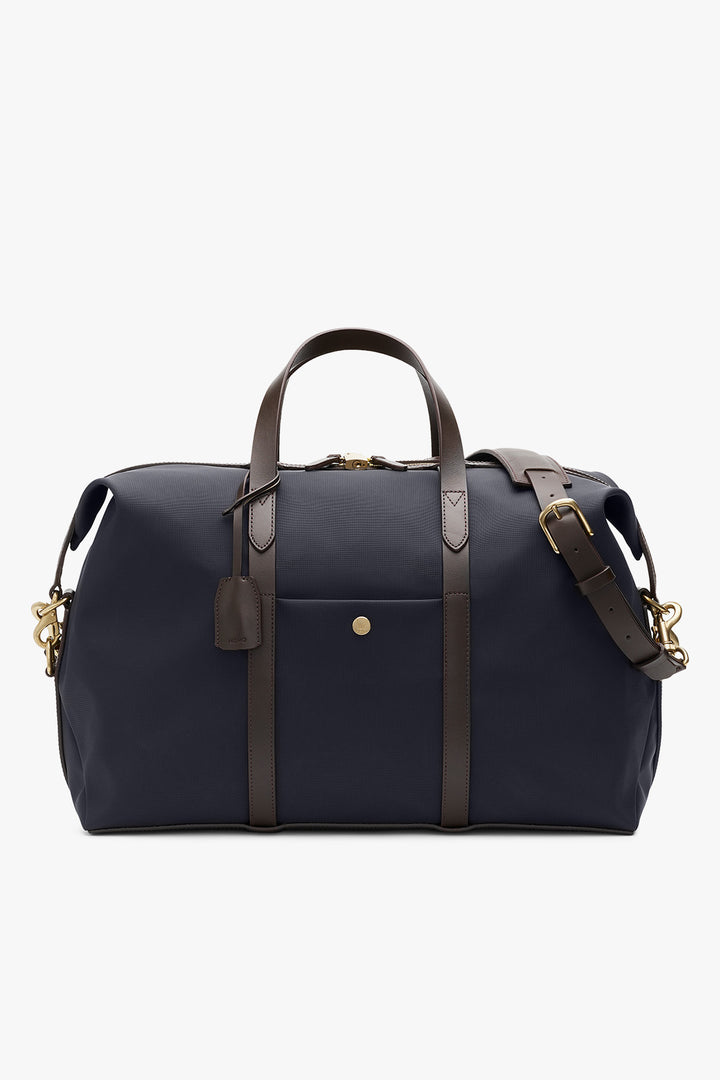 M/S AVAIL NAVY/DARK BROWN – MISMO, framifrån med axelrem