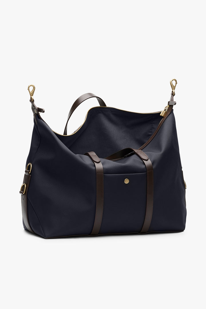 M/S AVAIL NAVY/DARK BROWN – MISMO, öppen med axelrem