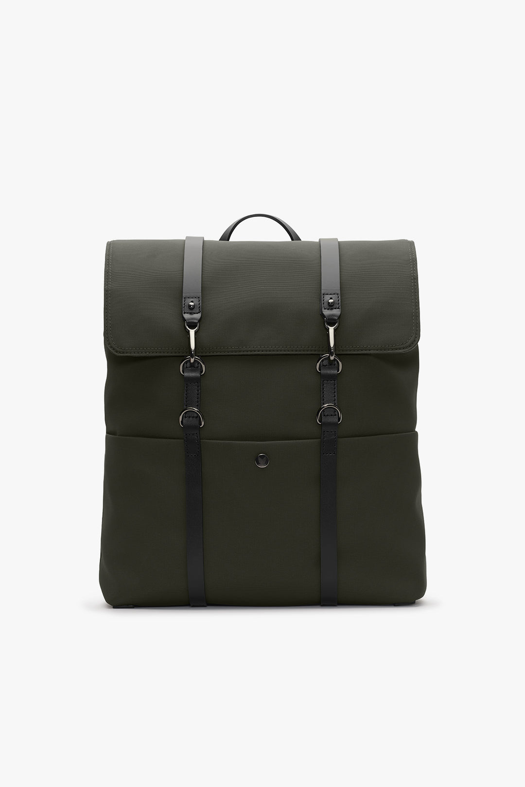 M/S BACKPACK Shelter Green/Black – MISMO, framifrån