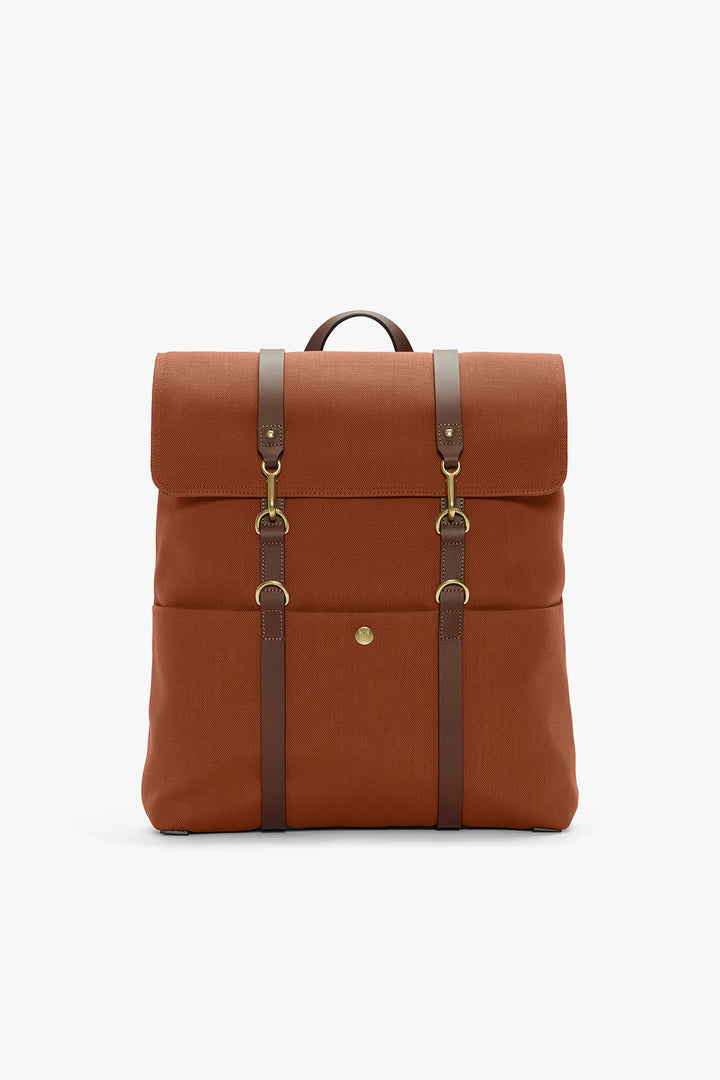 M/S BACKPACK Terracotta/Cuoio – MISMO, framifrån