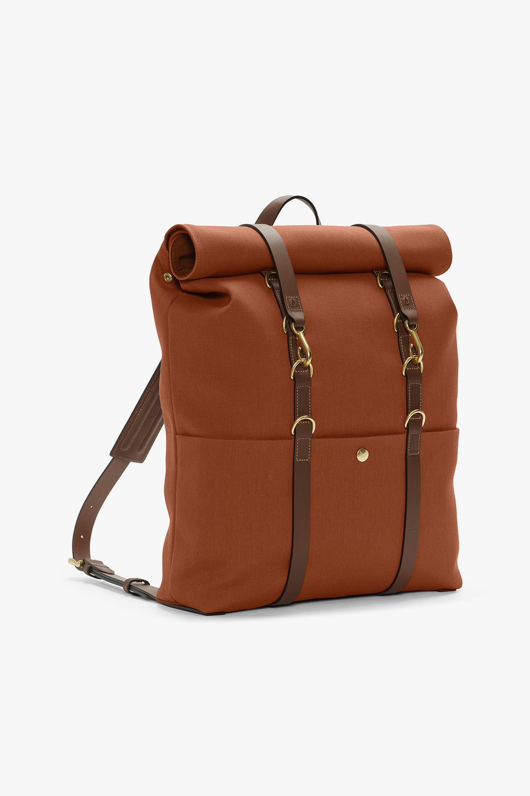 M/S BACKPACK Terracotta/Cuoio – MISMO, snett framifrån