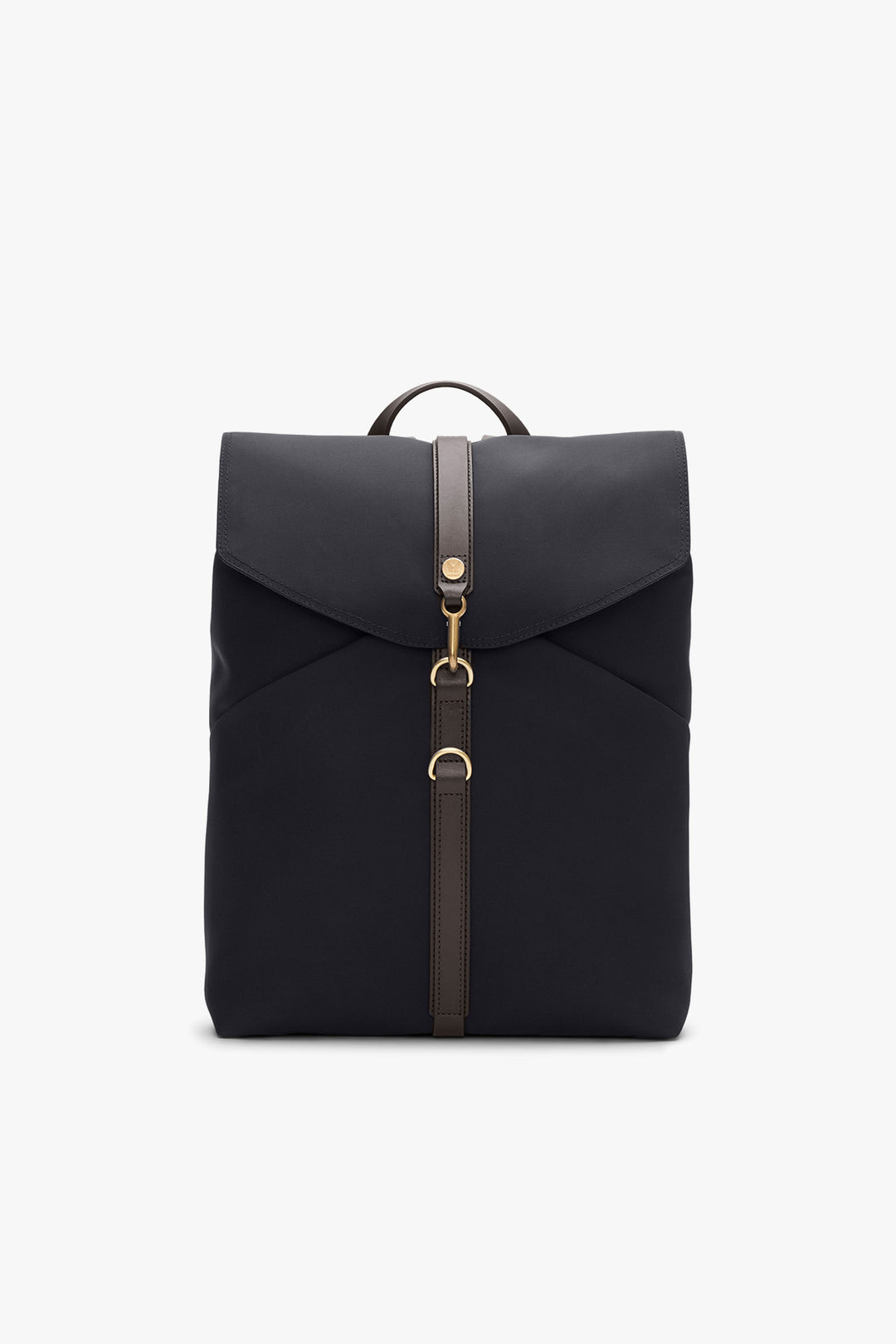 MS RUCKSACK Navy/Dark Brown – MISMO, framifrån