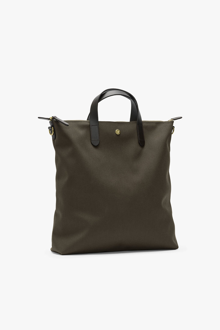 MS SHOPPER ARMY/DARK BROWN – MISMO, framifrån