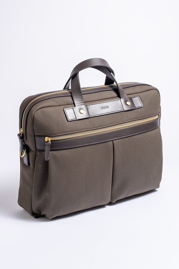 MS OFFICE ARMY/DARK BROWN