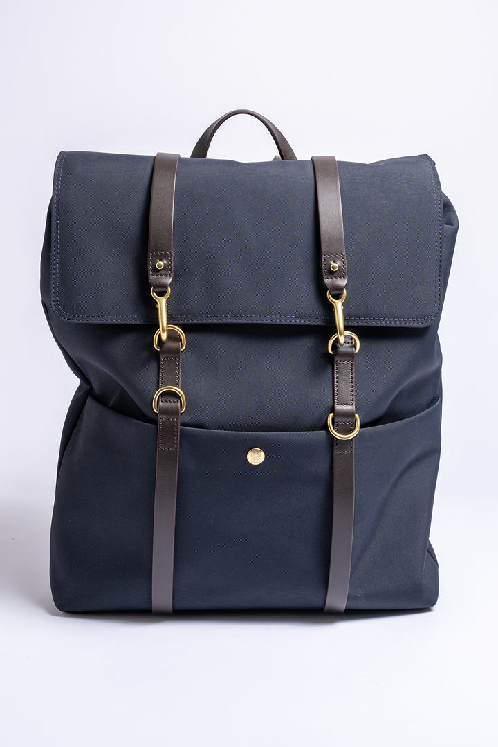 M/S BACKPACK NAVY/DARK BROWN