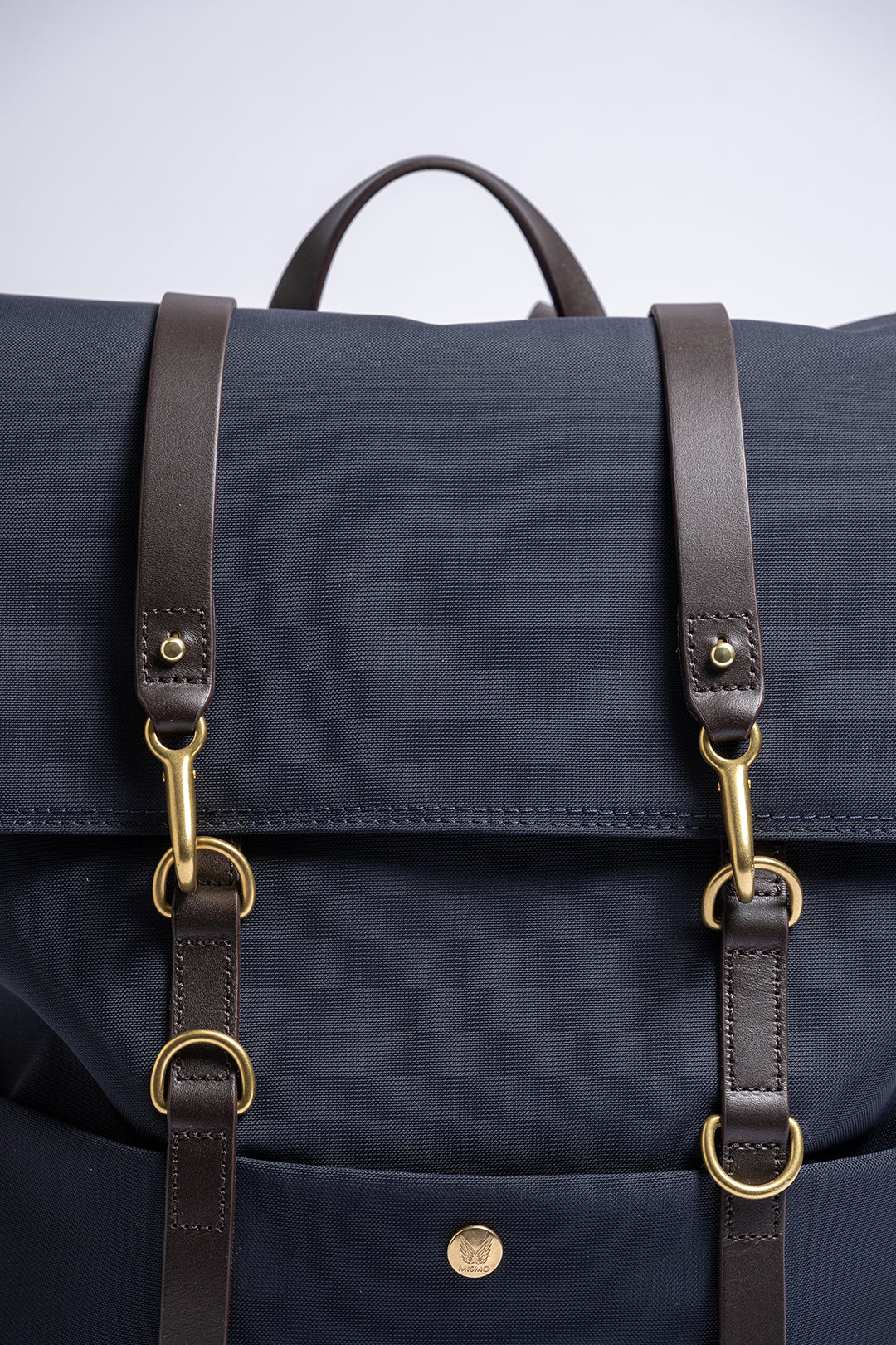 M/S BACKPACK NAVY/DARK BROWN