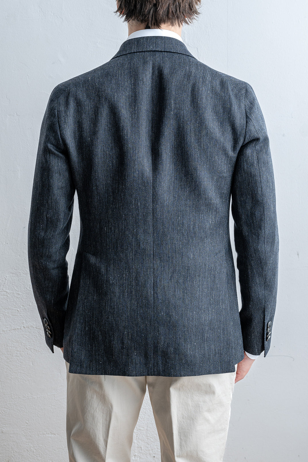 Montecarlo Db Linen Wool Blazer Black
