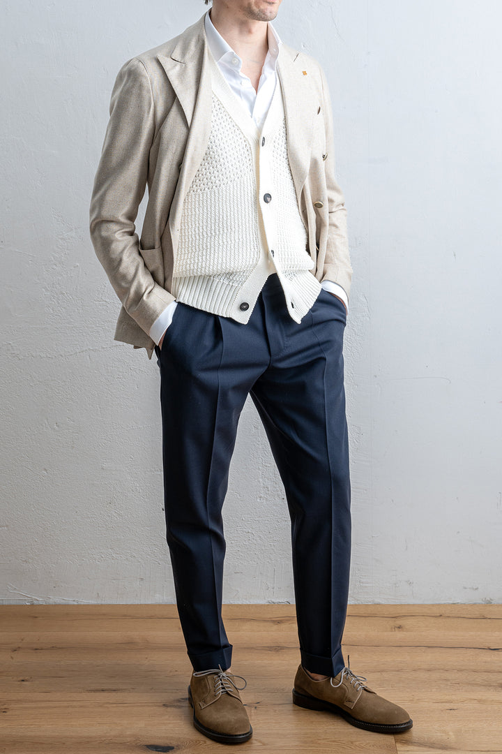 Montecarlo Db Silk Blazer SAND