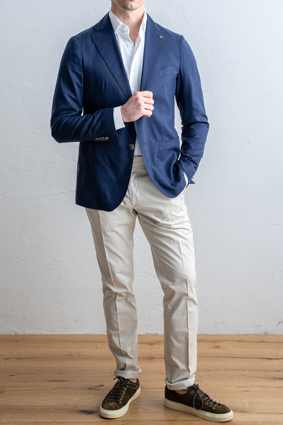 Montecarlo Light Weight Blazer Blue