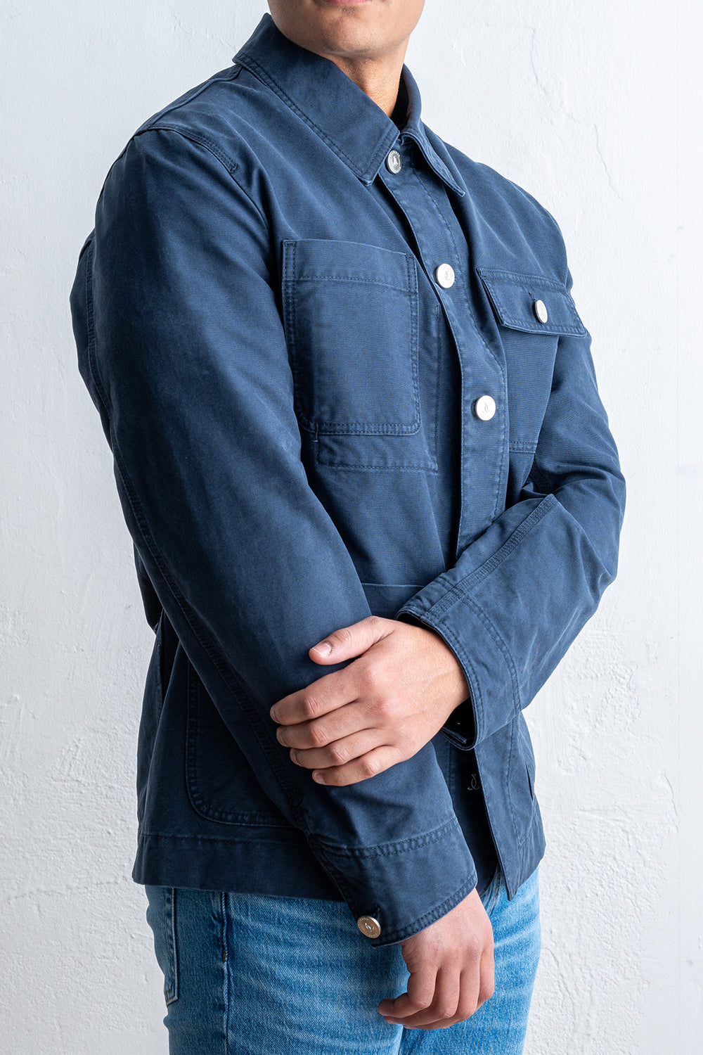 Morrison Luxury Overshirt Navy