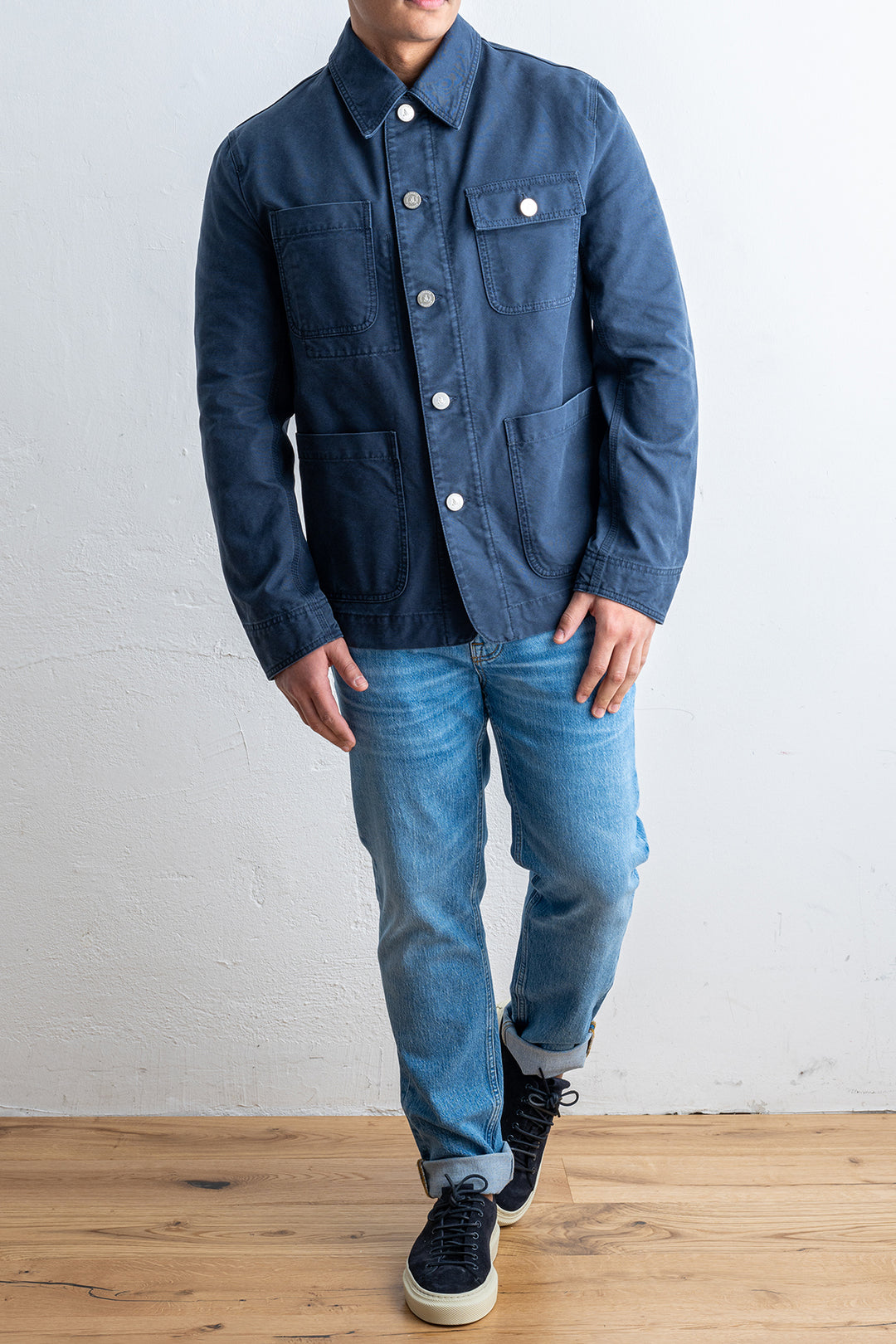 Morrison Luxury Overshirt Navy