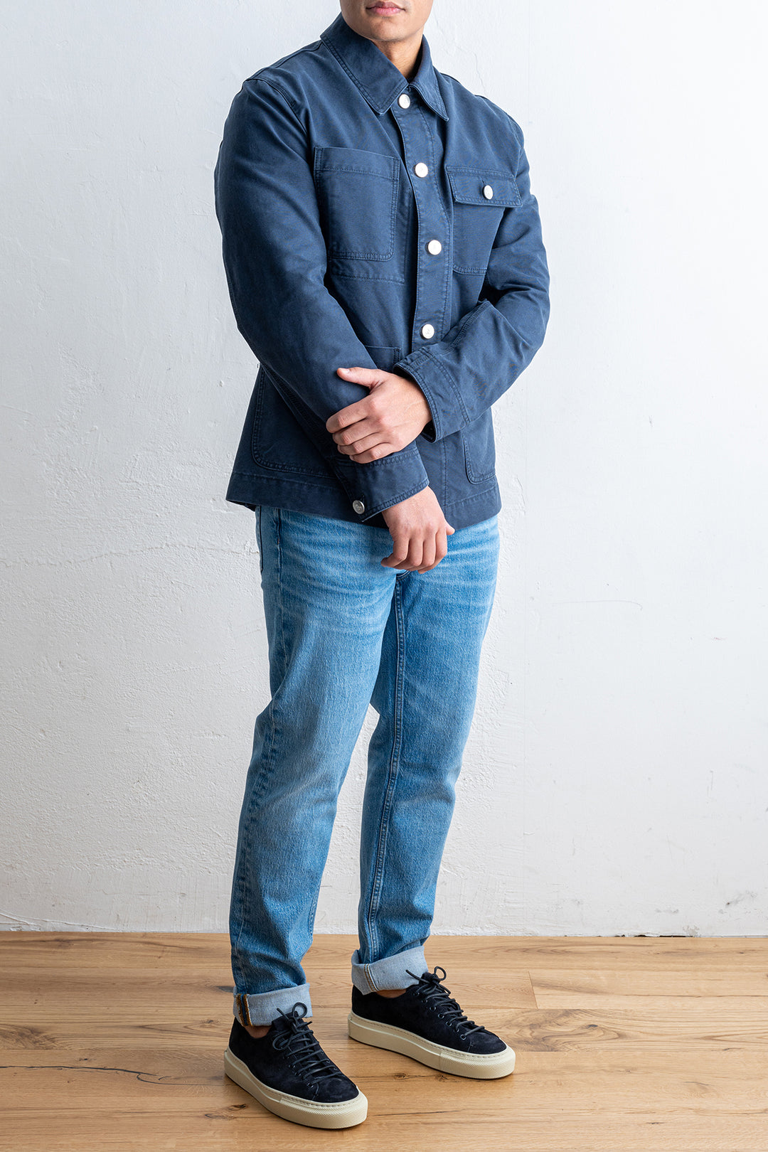 Morrison Luxury Overshirt Navy