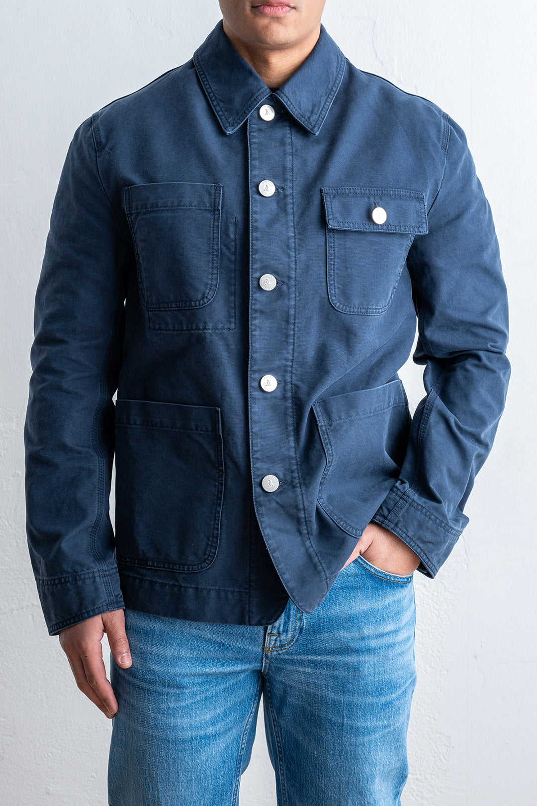 Morrison Luxury Overshirt Navy