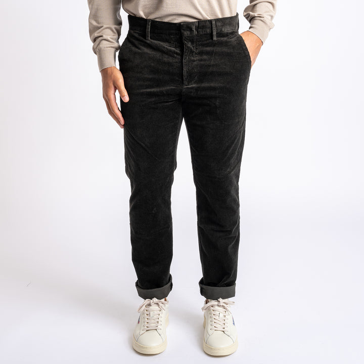 Theo Organic Trousers Dark Army