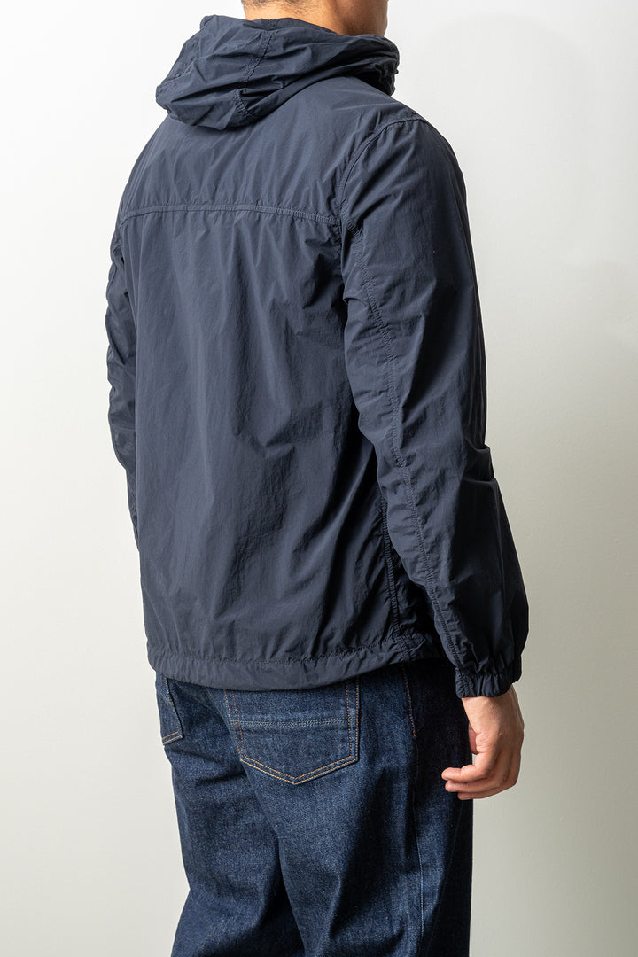 Nylon Smerigliato-TC Recycled Short Parka 4100112 Navy Blue