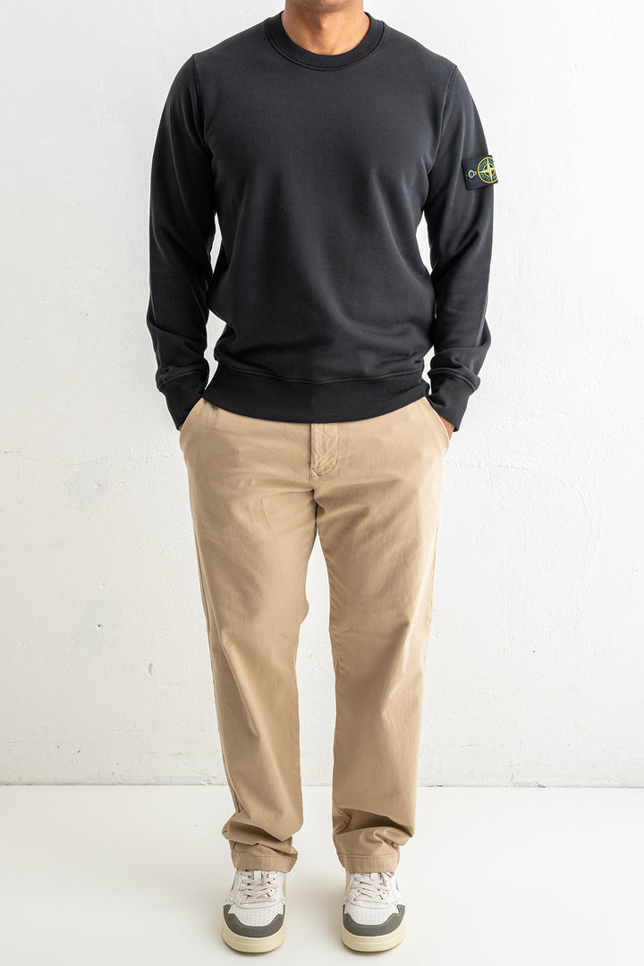 Organic Cotton Fleece Crewneck 6100060 Black