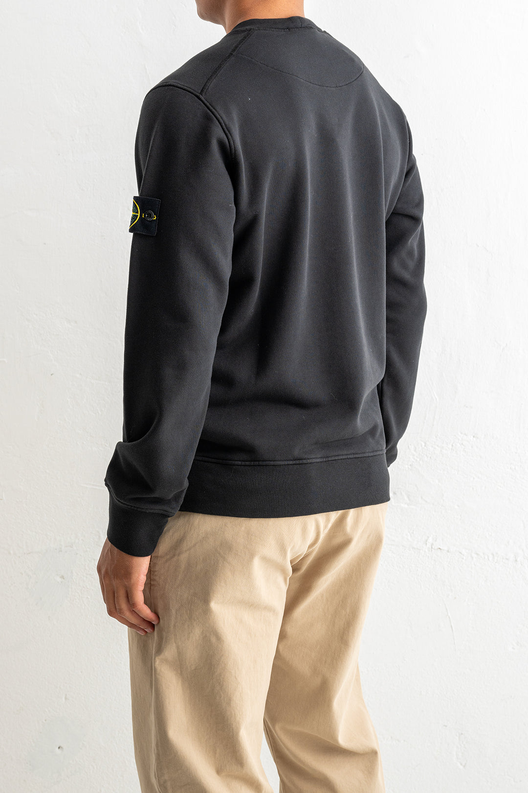 Organic Cotton Fleece Crewneck 6100060 Black