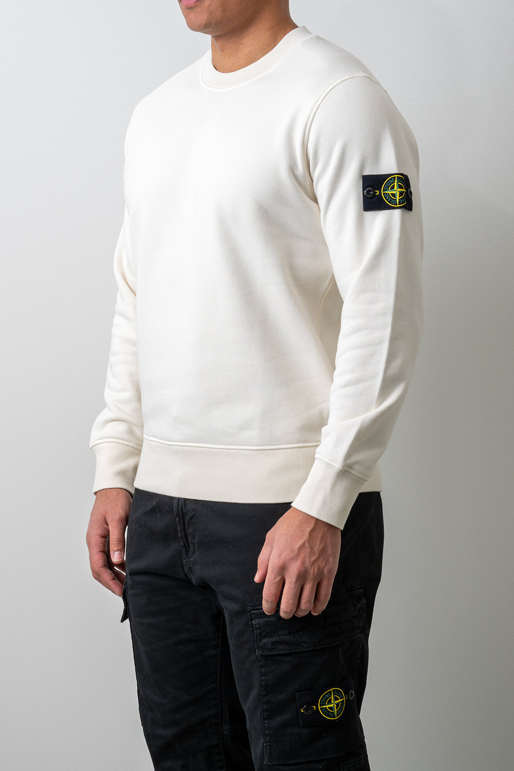 Organic Cotton Fleece Crewneck 6100060 IVORY