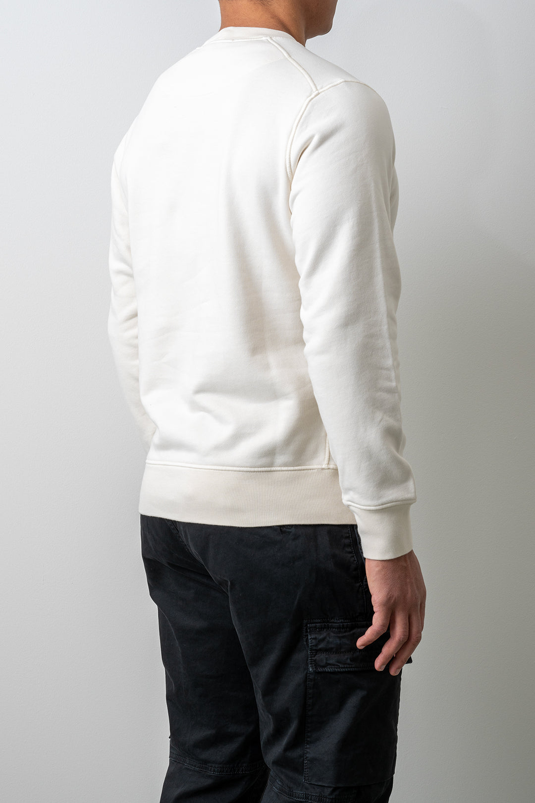 Organic Cotton Fleece Crewneck 6100060 IVORY