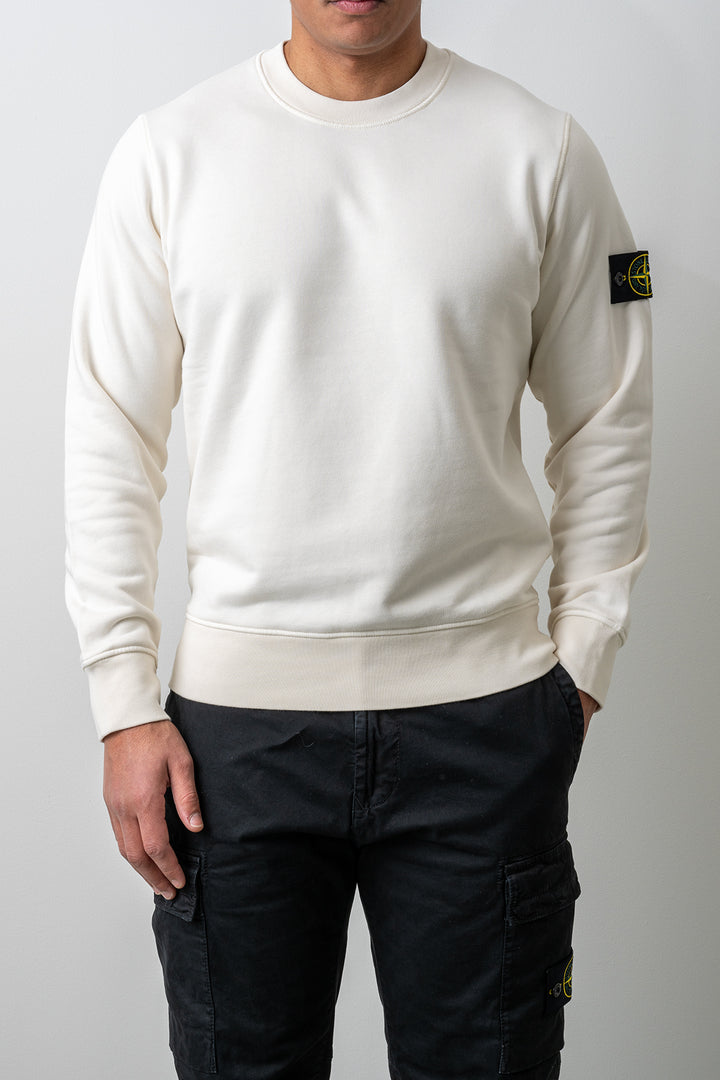 Organic Cotton Fleece Crewneck 6100060 IVORY