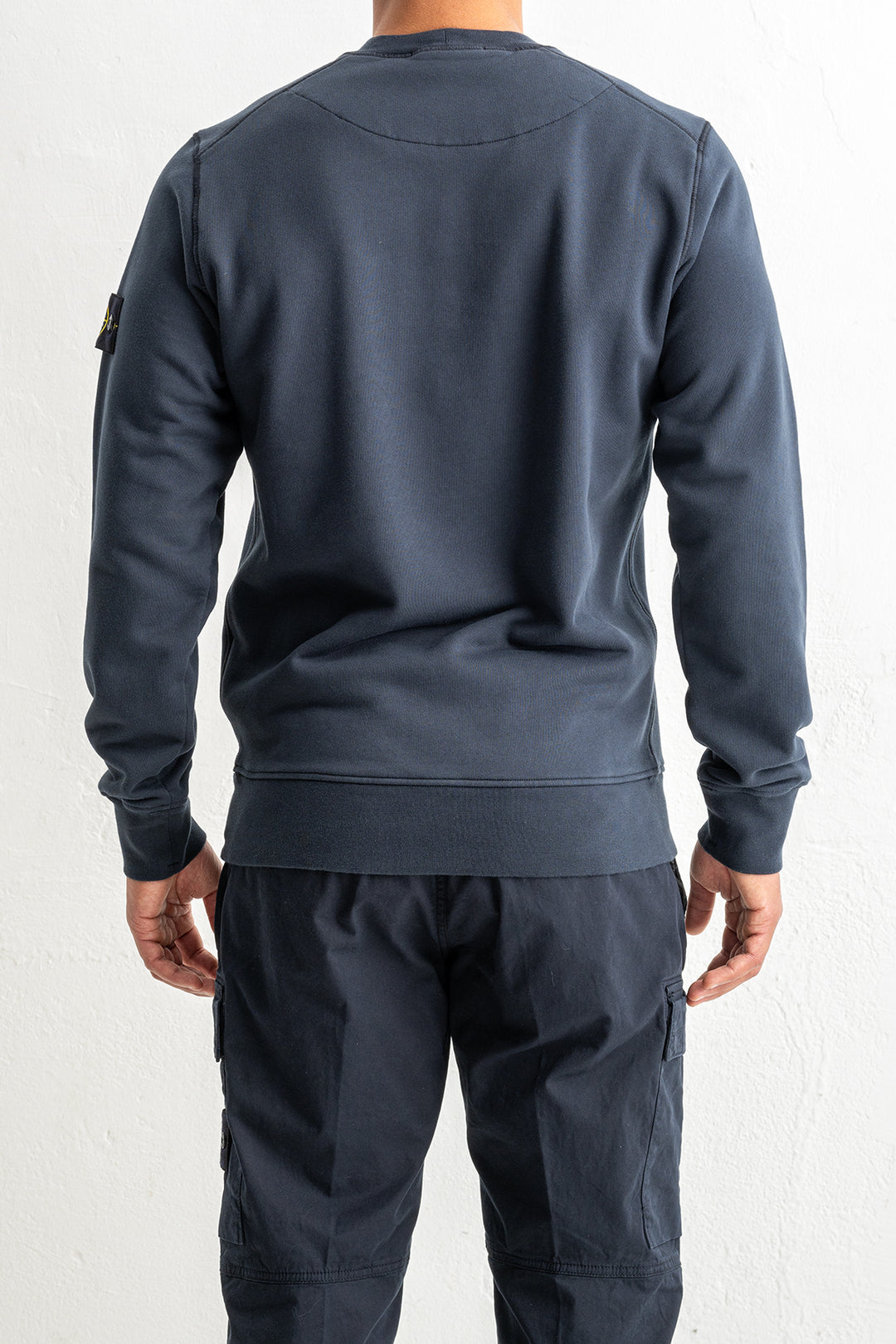 Organic Cotton Fleece Crewneck 6100060 Navy Blue