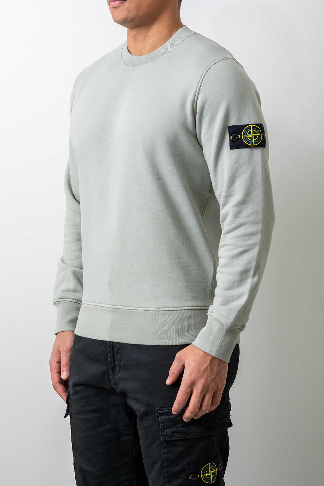 Organic Cotton Fleece Crewneck 6100060 SAGE