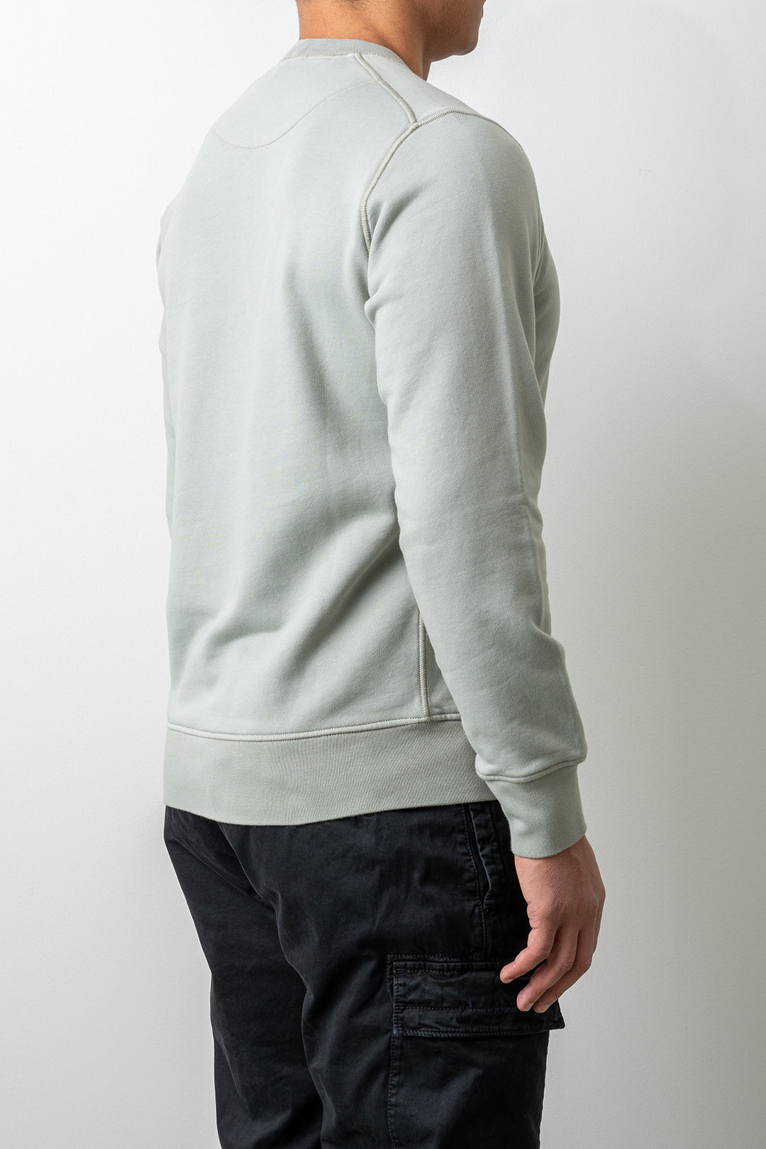 Organic Cotton Fleece Crewneck 6100060 SAGE