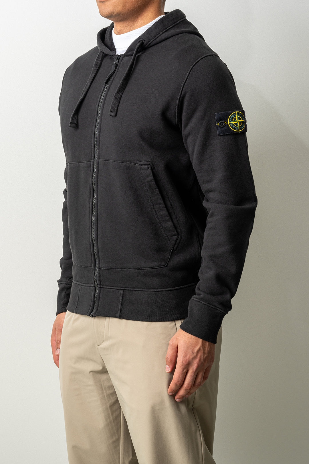 Organic Cotton Fleece Hoodie Sweater 6100061 Black
