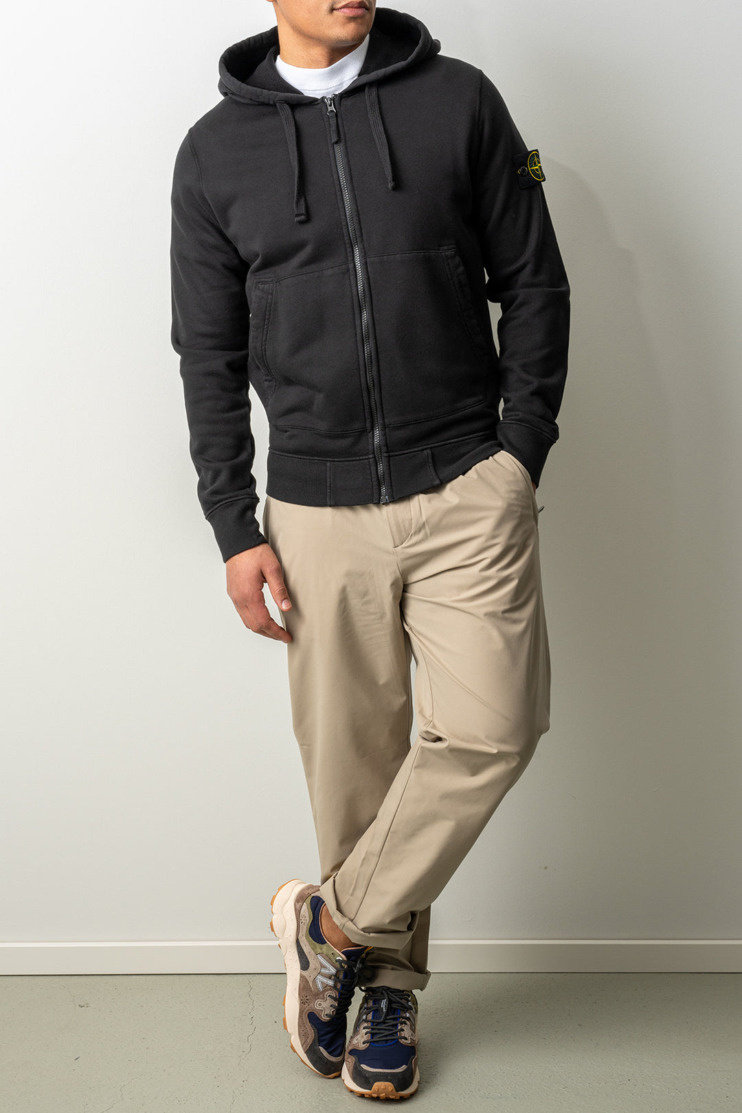Organic Cotton Fleece Hoodie Sweater 6100061 Black