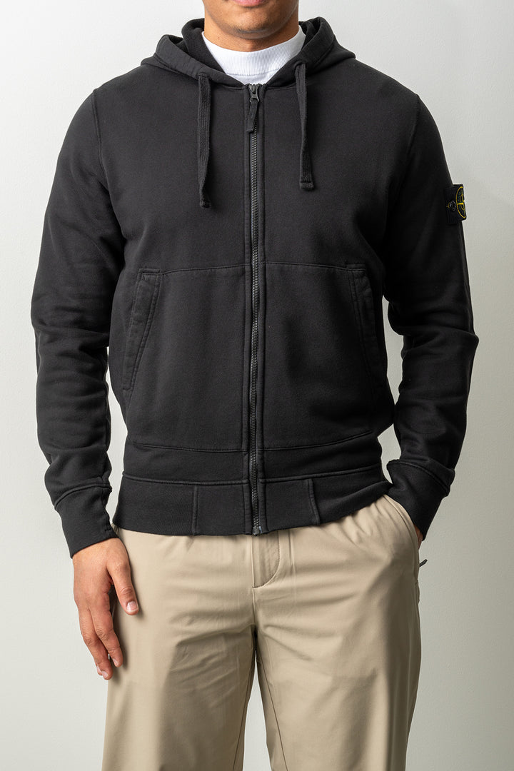 Organic Cotton Fleece Hoodie Sweater 6100061 Black