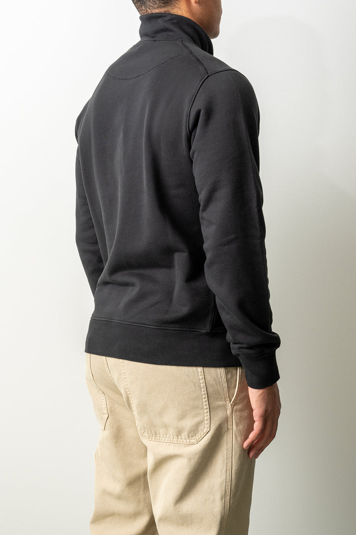 Organic Cotton Fleece LS Polo 6100070 Black
