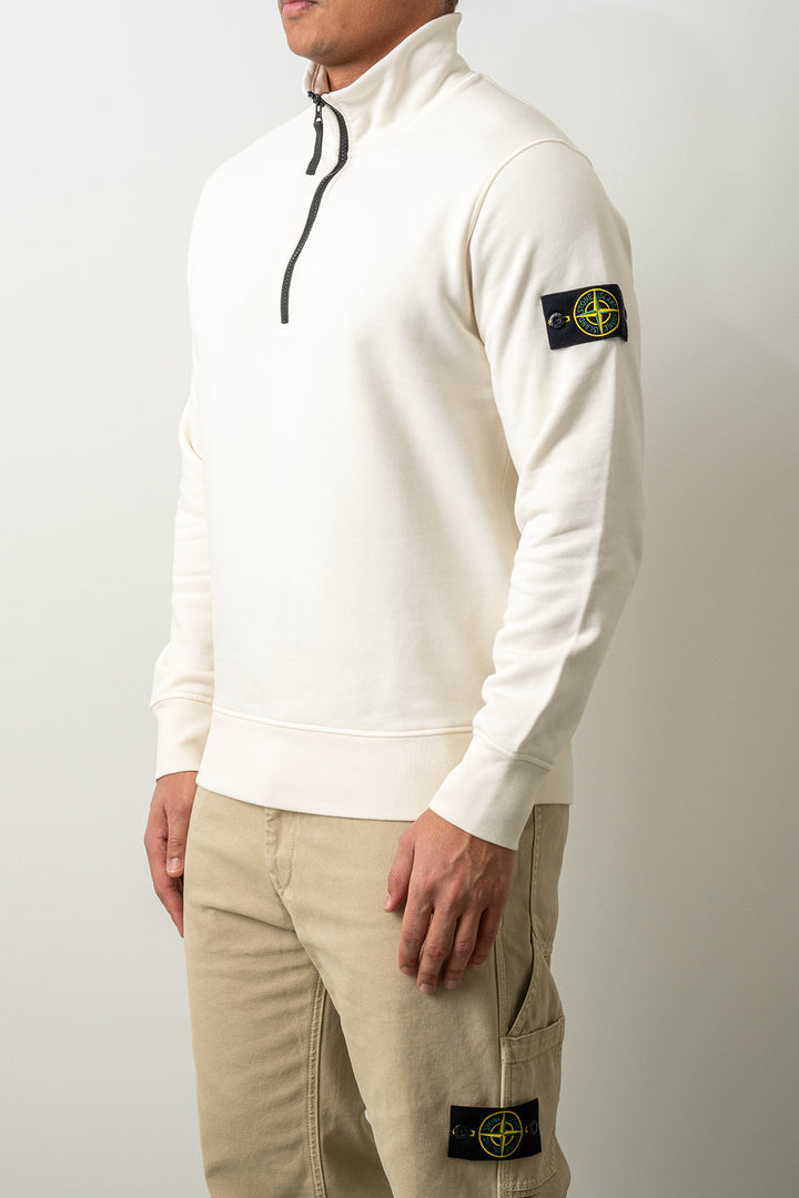 Organic Cotton Fleece LS Polo 6100070 IVORY