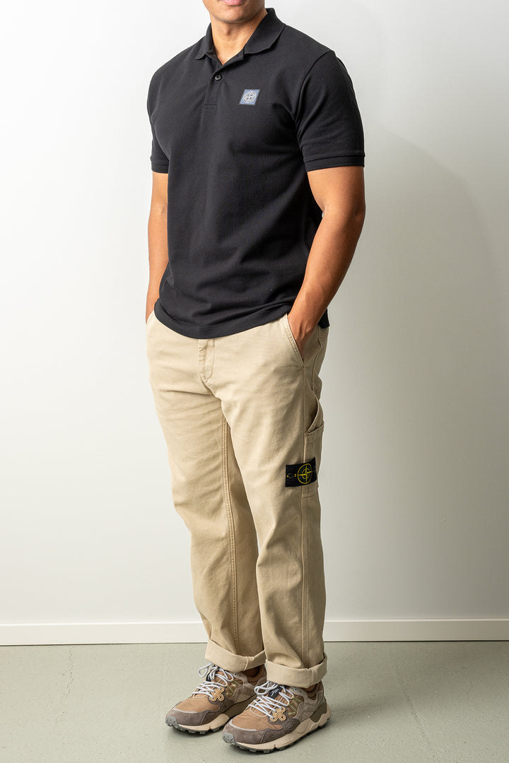 Organic Cotton Piqué SS Polo 2200011 Black