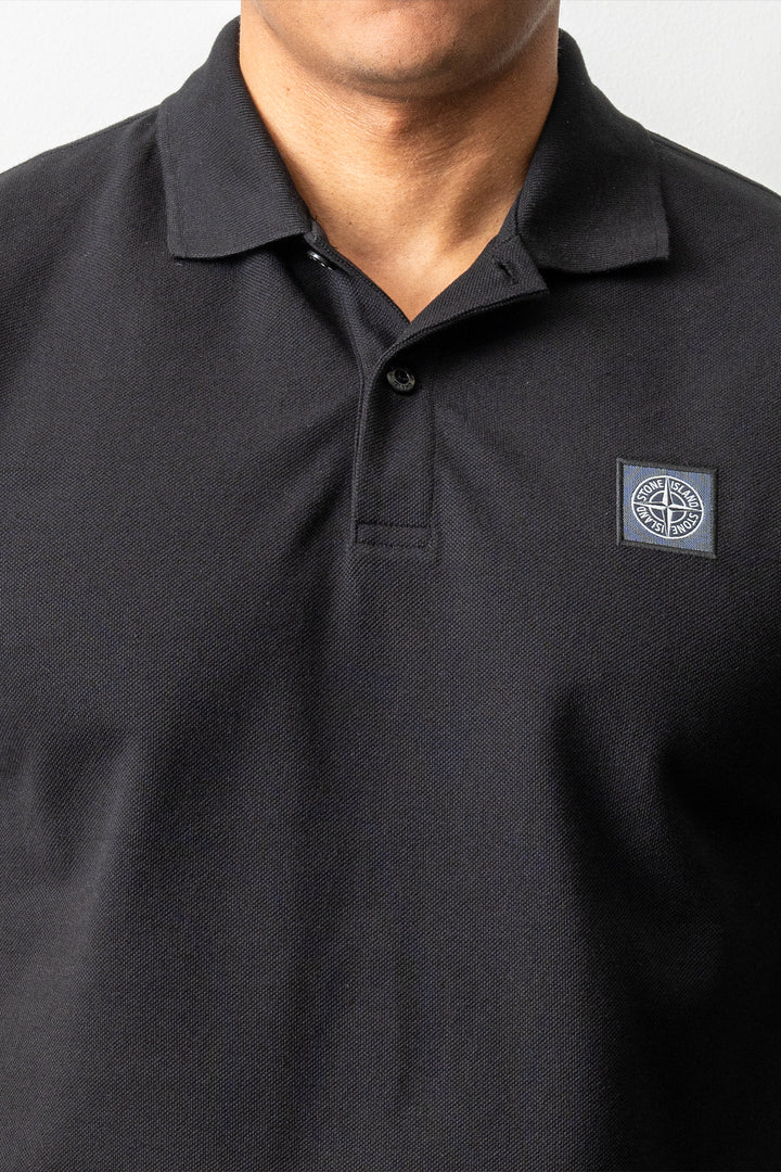 Organic Cotton Piqué SS Polo 2200011 Black