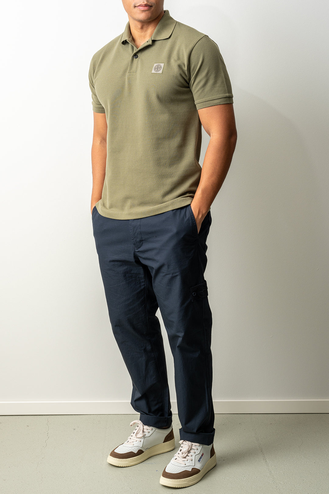 Organic Cotton Piqué SS Polo 2200011 MILITARY GREEN