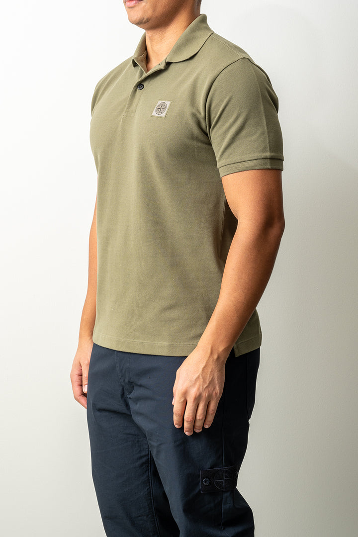 Organic Cotton Piqué SS Polo 2200011 MILITARY GREEN