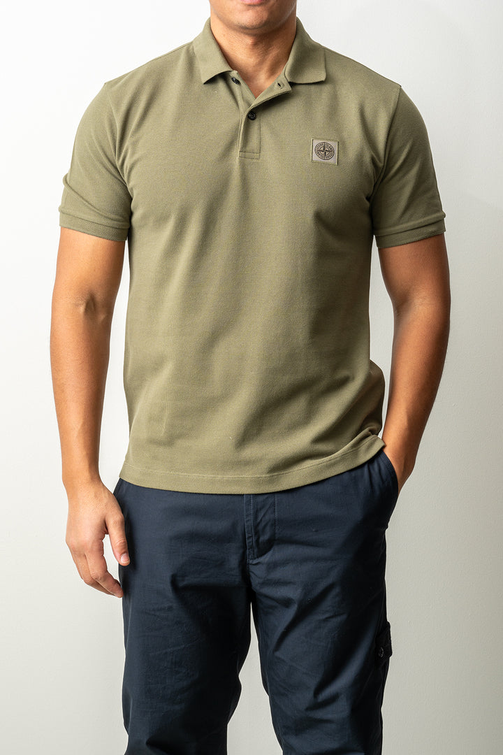 Organic Cotton Piqué SS Polo 2200011 MILITARY GREEN