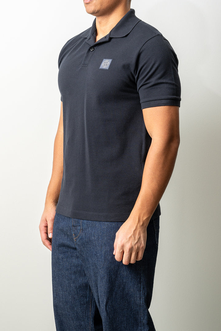 Organic Cotton Piqué SS Polo 2200011 Navy Blue