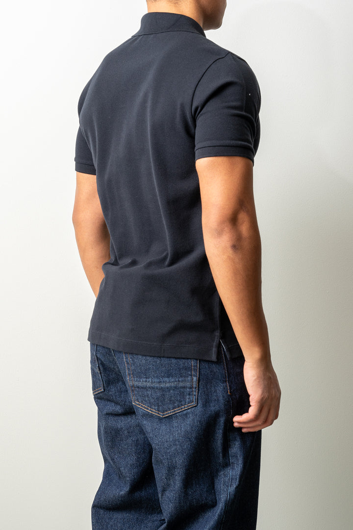 Organic Cotton Piqué SS Polo 2200011 Navy Blue