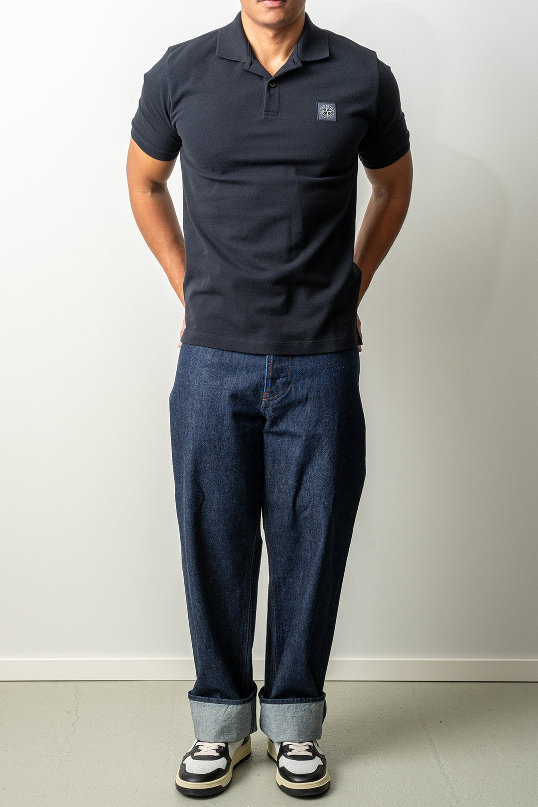 Organic Cotton Piqué SS Polo 2200011 Navy Blue