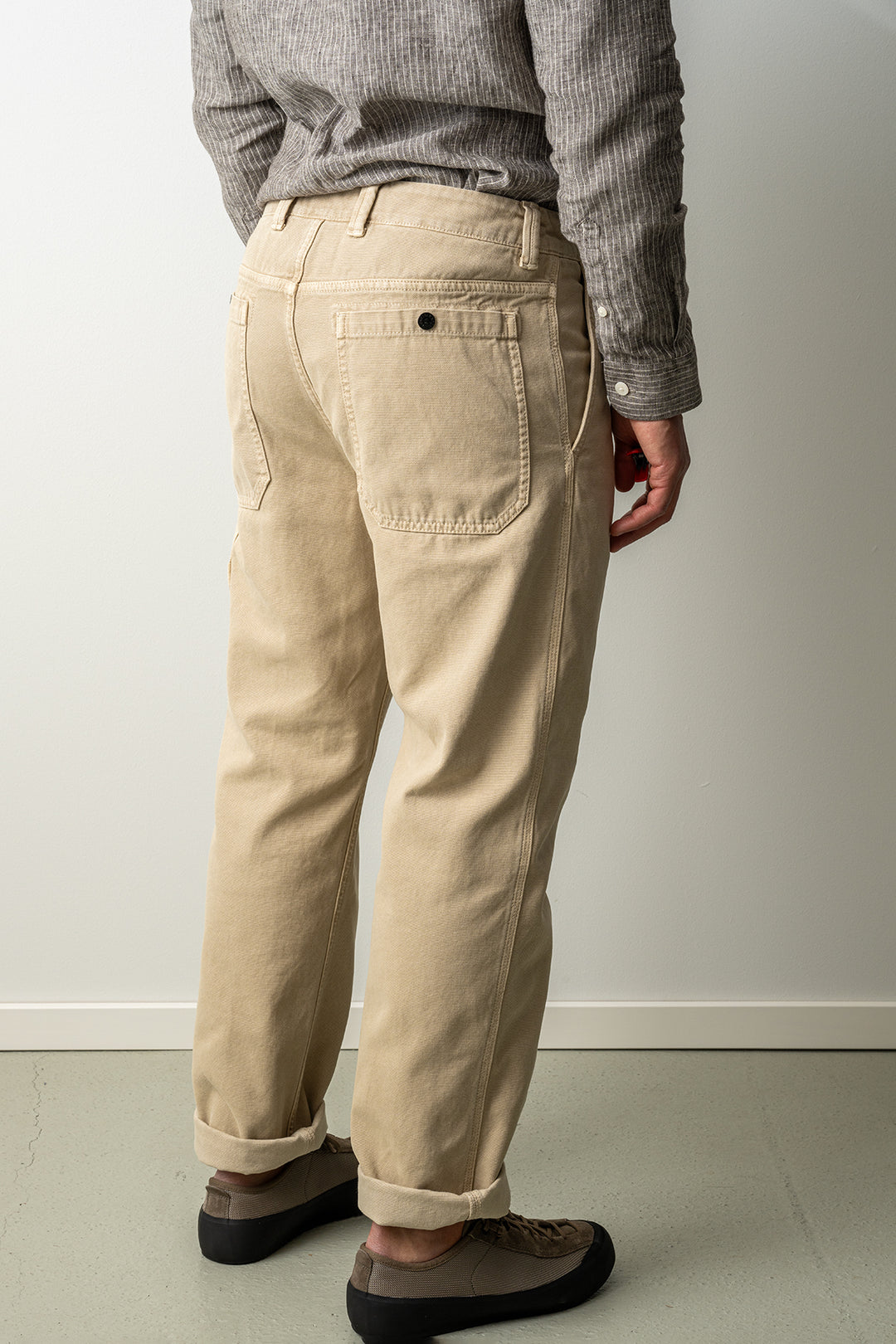 Organic Panama Cotton Trouser 3100037 Desert Sand