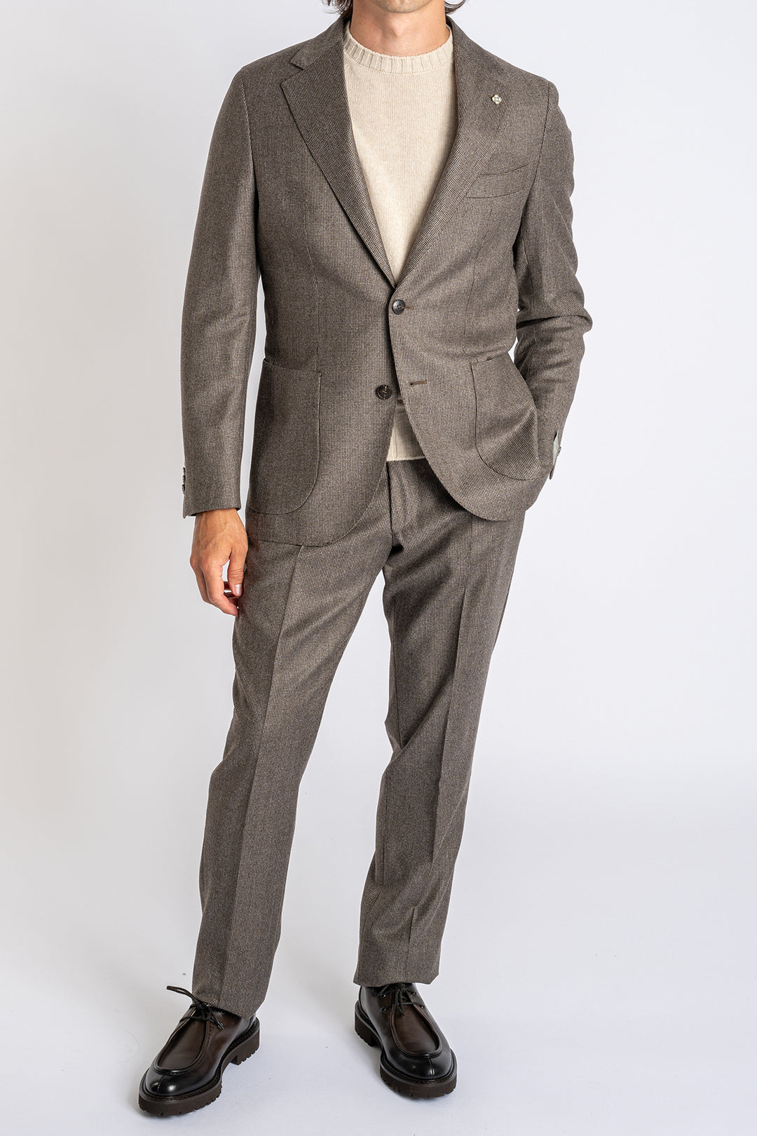 Oskar Suit Brown