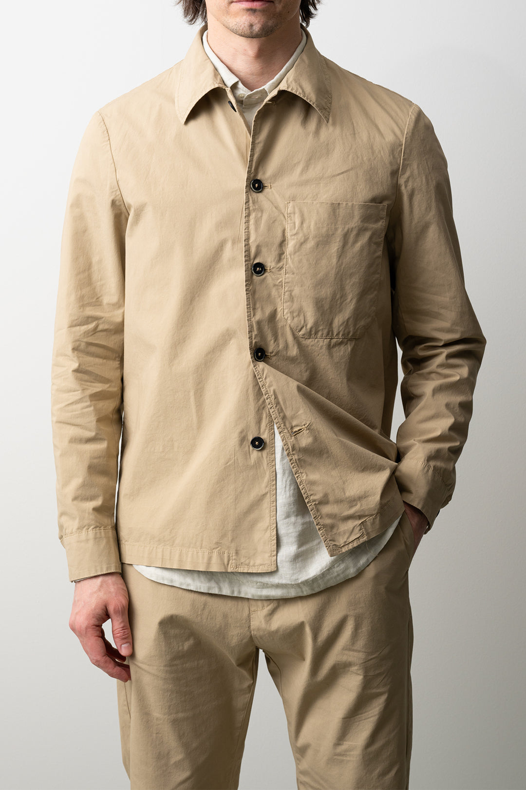 Overshirt Cedrone Beige