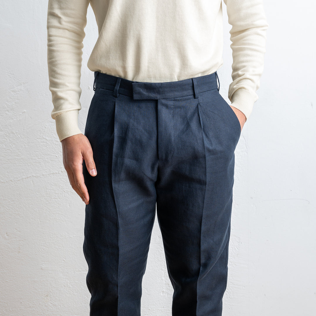 Luxury cotton linen byxa från PT Torino