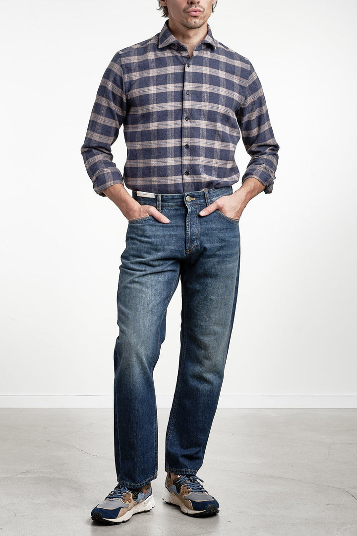 Barrel Denim Jeans Blue – PT TORINO, detalj