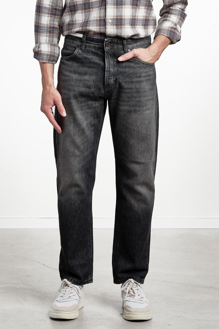 Barrel Denim Jeans Grey – PT TORINO, framifrån